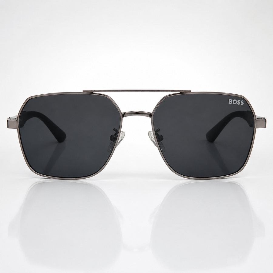 Boss – Premium Double-Bridge Navigator Sunglasses