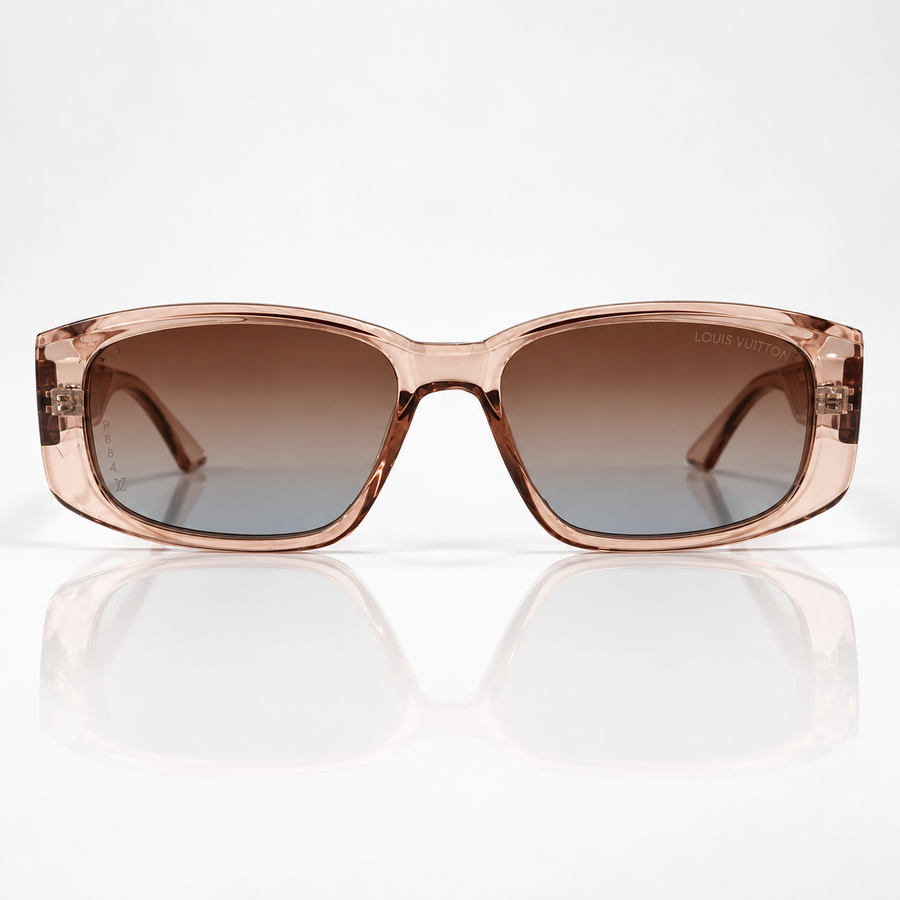 Lira — Smoke Gradient Square Sunglasses