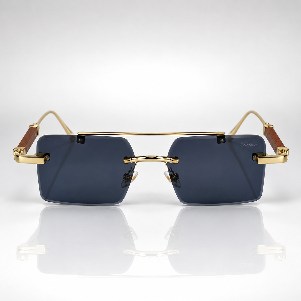 Cyran – Premium Rimless Square Sunglasses