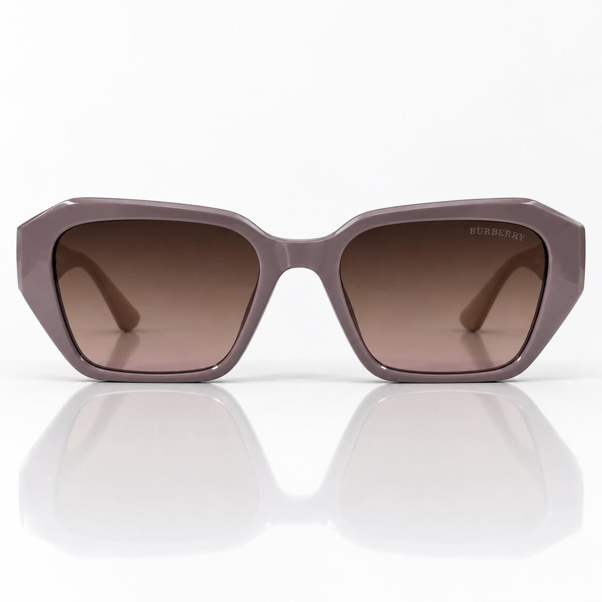 Ayla — Mauve Oversized Square Sunglasses