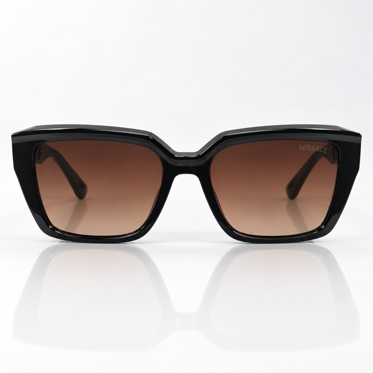 Vera — Brown Gradient Square Sunglasses
