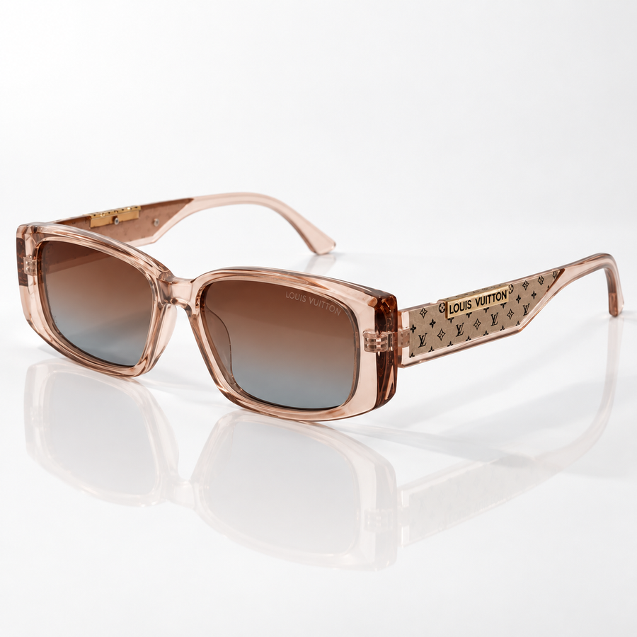 Lira — Smoke Gradient Square Sunglasses
