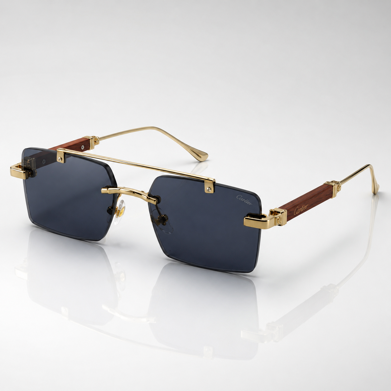 Cyran – Premium Rimless Square Sunglasses