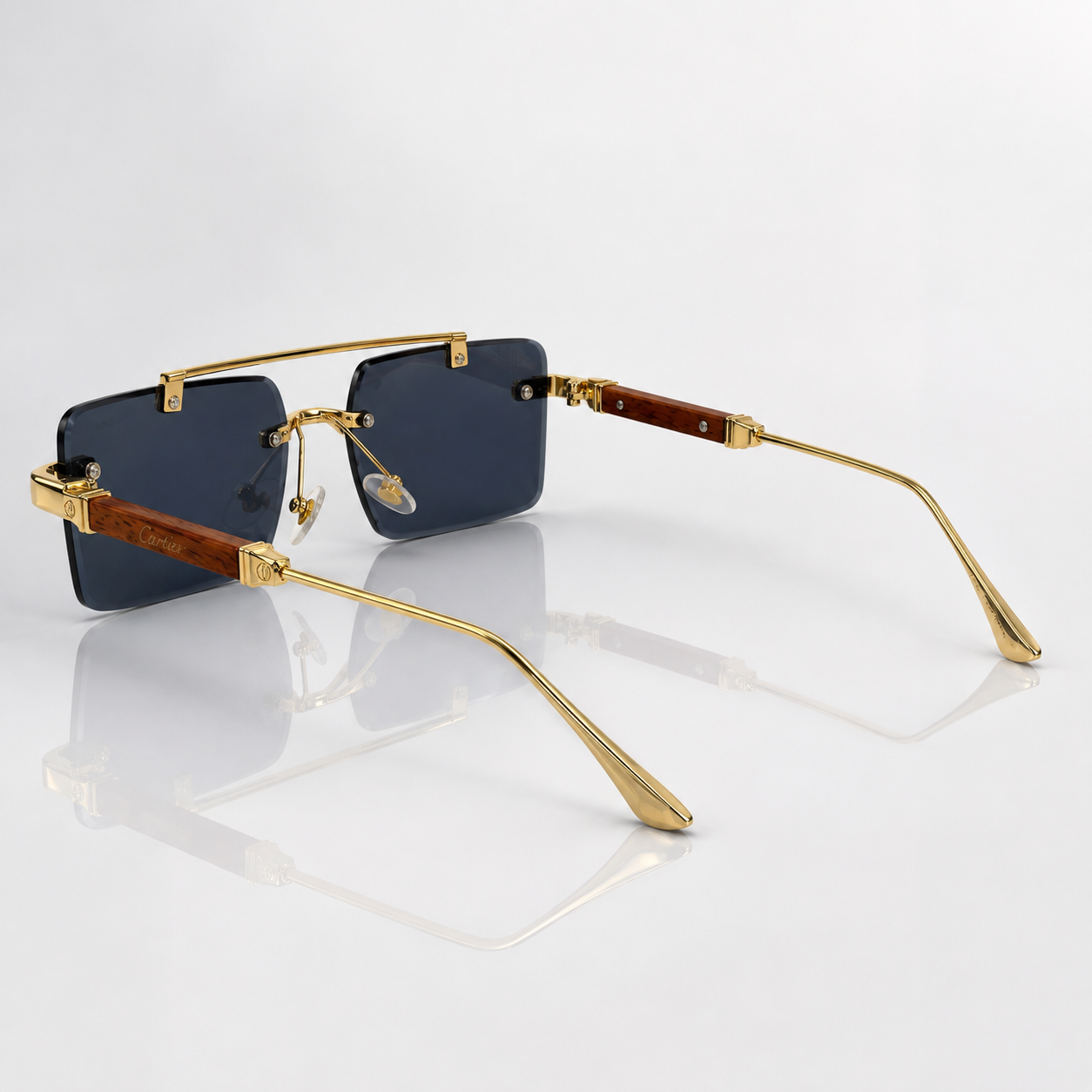 Cyran – Premium Rimless Square Sunglasses