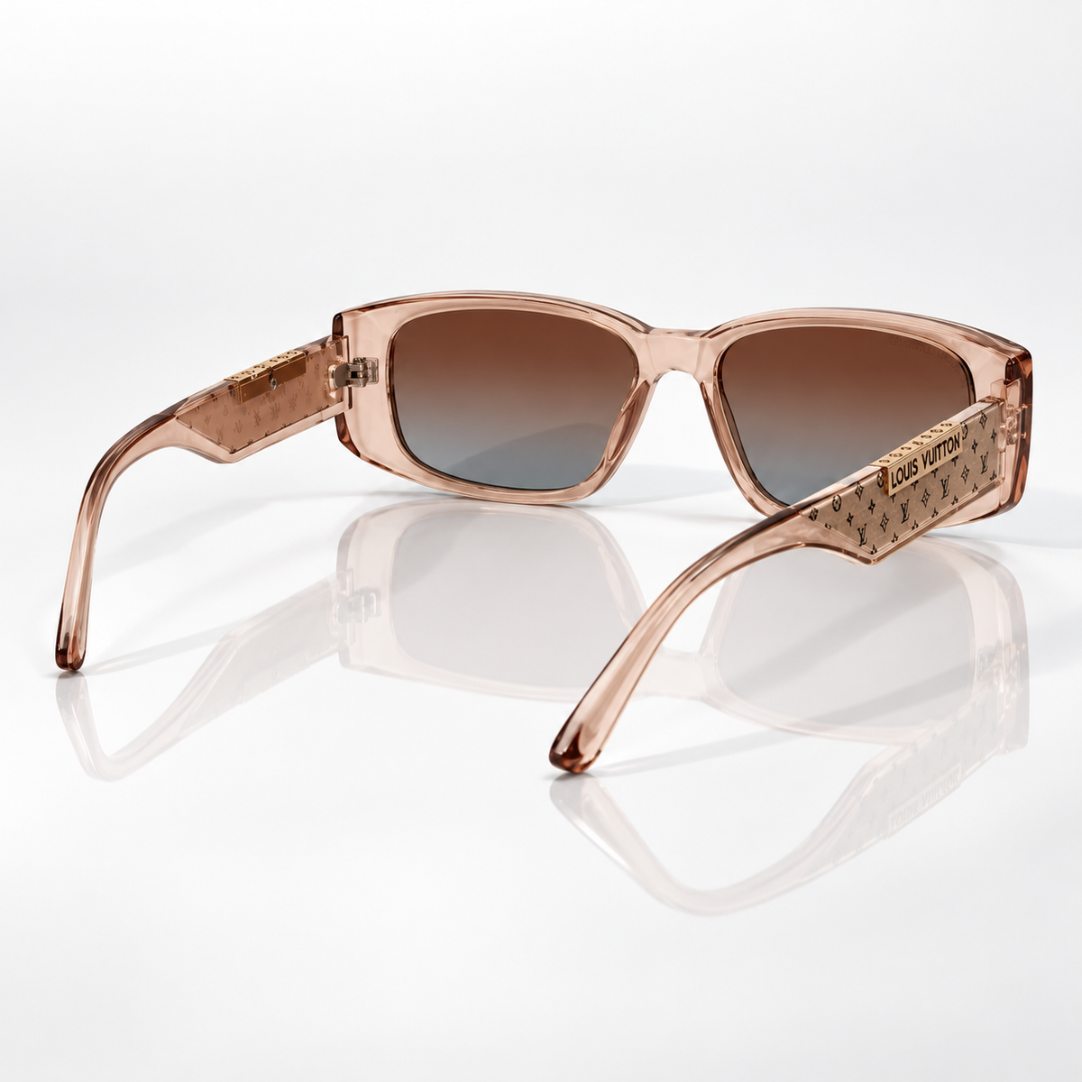 Lira — Smoke Gradient Square Sunglasses