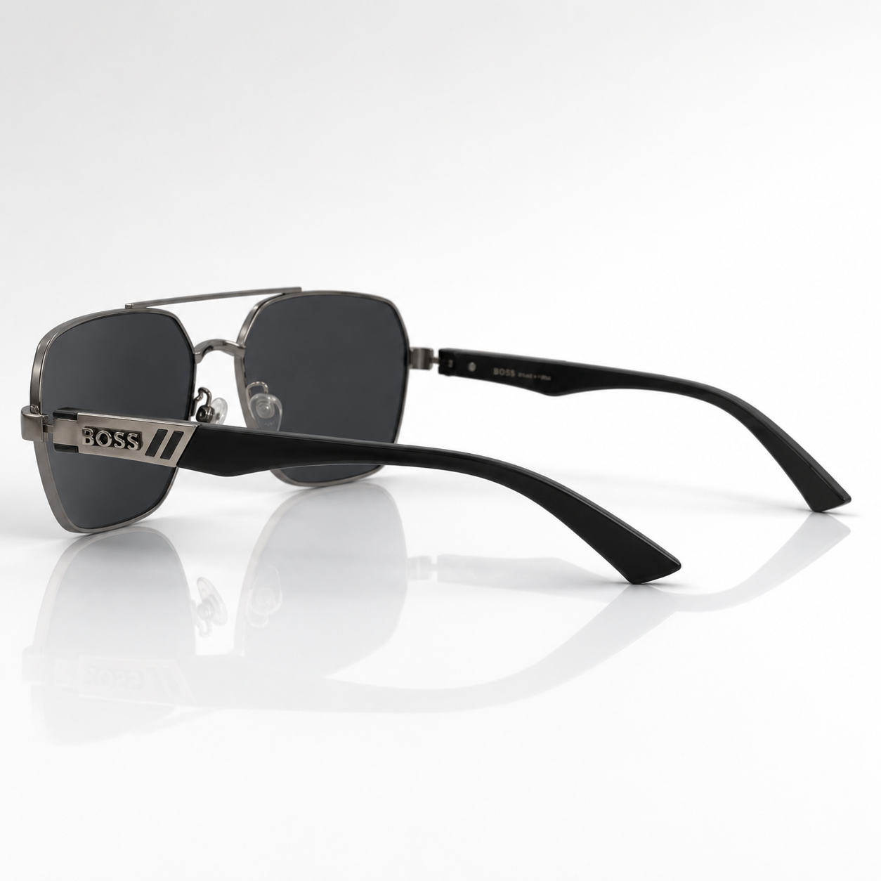 Boss – Premium Double-Bridge Navigator Sunglasses